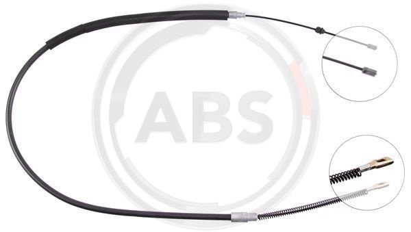 Cablu, frana de parcare stanga (K16457 ABS) VW