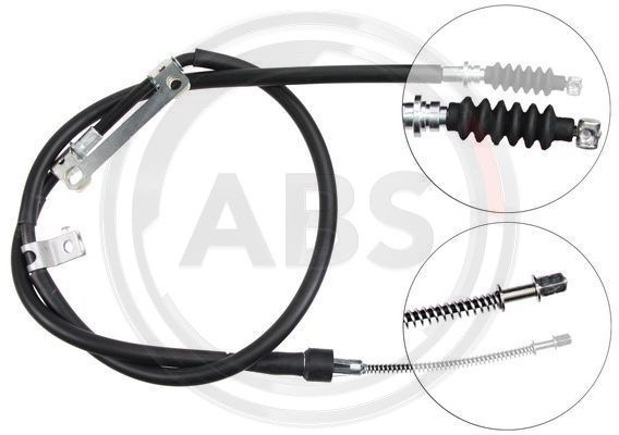 Cablu, frana de parcare stanga (K16507 ABS) KIA