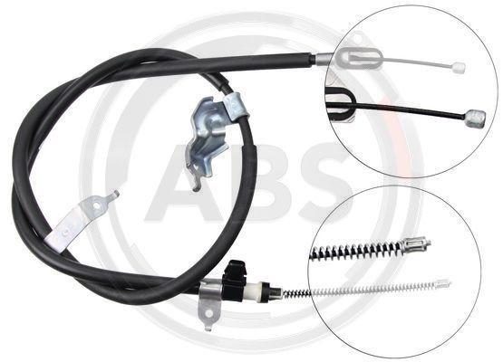 Cablu, frana de parcare stanga (K16547 ABS) DAIHATSU,TOYOTA
