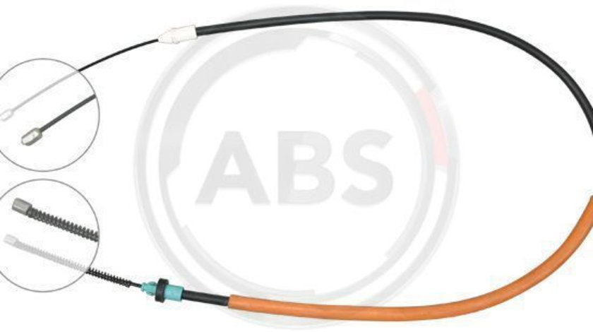 Cablu, frana de parcare stanga (K16657 ABS) RENAULT