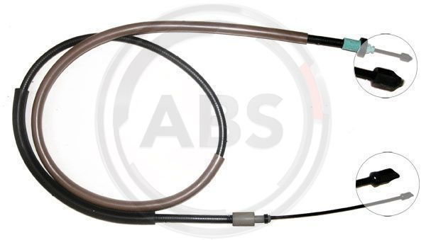 Cablu, frana de parcare stanga (K16707 ABS) Citroen