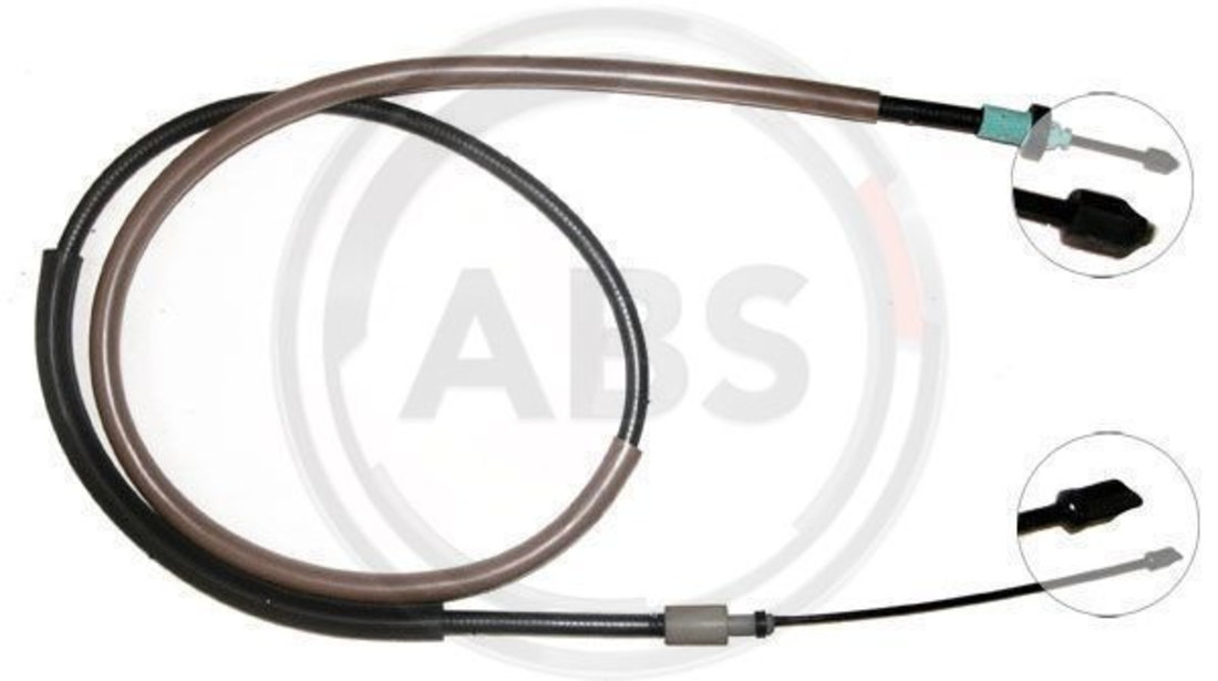 Cablu, frana de parcare stanga (K16707 ABS) Citroen