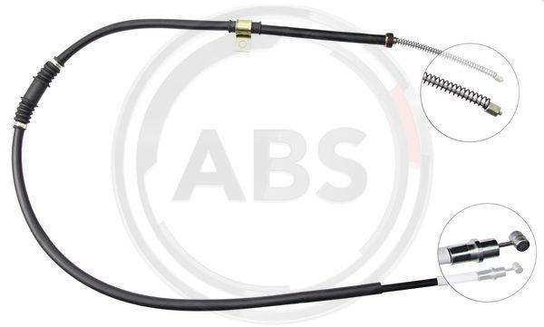 Cablu, frana de parcare stanga (K16827 ABS) MITSUBISHI