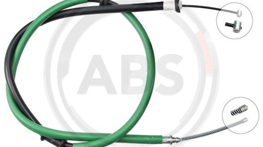 Cablu, frana de parcare stanga (K16837 ABS) Citroen,FIAT,PEUGEOT