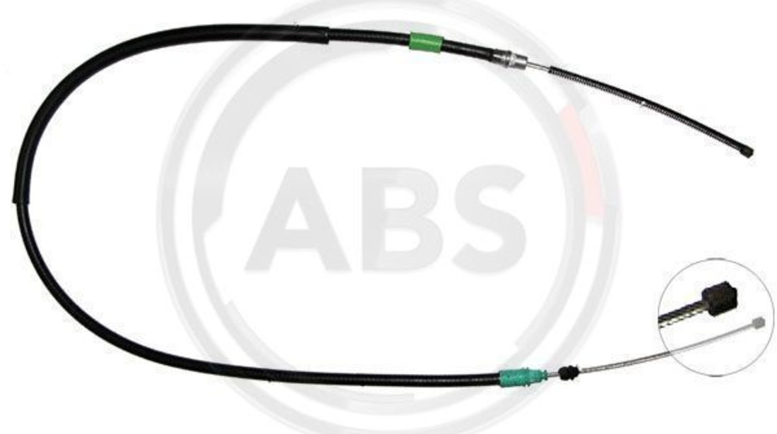 Cablu, frana de parcare stanga (K16897 ABS) OPEL,RENAULT,VAUXHALL