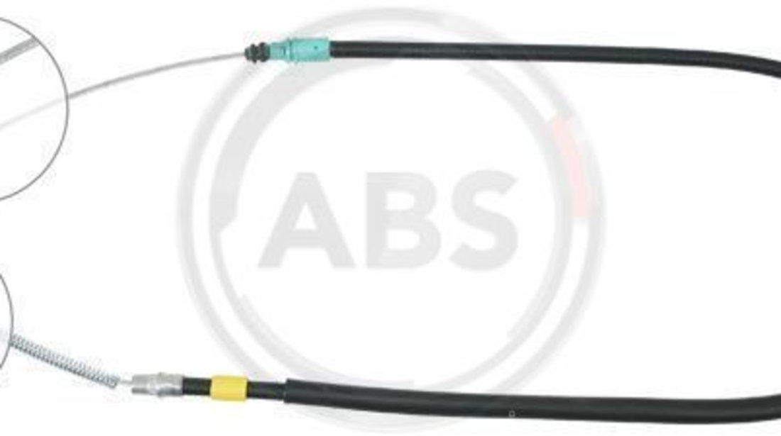 Cablu, frana de parcare stanga (K16928 ABS) OPEL,RENAULT,VAUXHALL