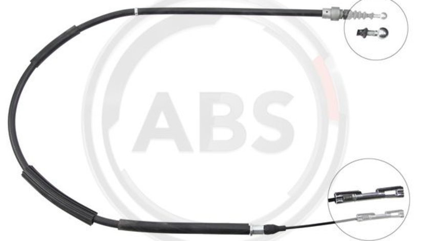 Cablu, frana de parcare stanga (K17027 ABS) AUDI