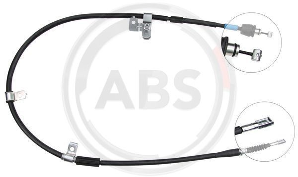 Cablu, frana de parcare stanga (K17137 ABS) HYUNDAI