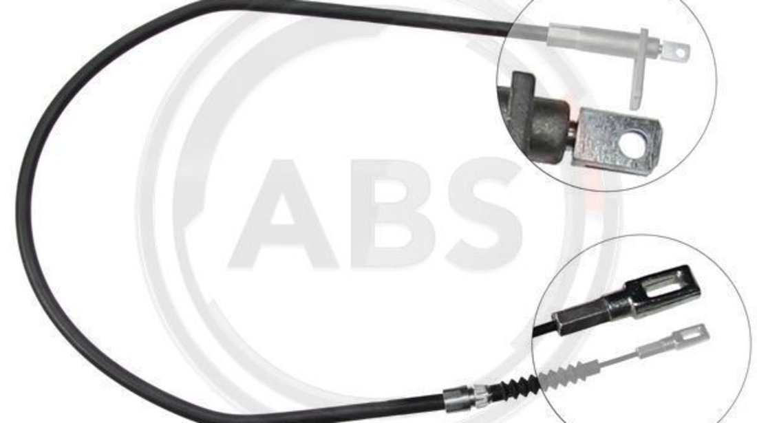Cablu, frana de parcare stanga (K17227 ABS) MERCEDES-BENZ