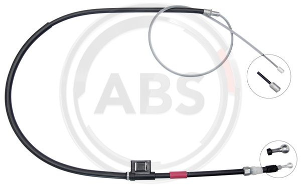 Cablu, frana de parcare stanga (K17270 ABS) SKODA