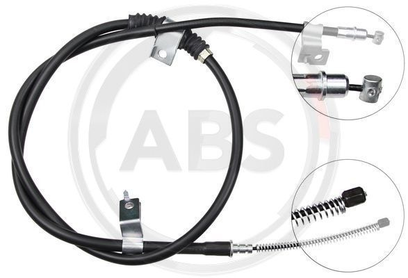 Cablu, frana de parcare stanga (K17297 ABS) Citroen,MITSUBISHI,PEUGEOT