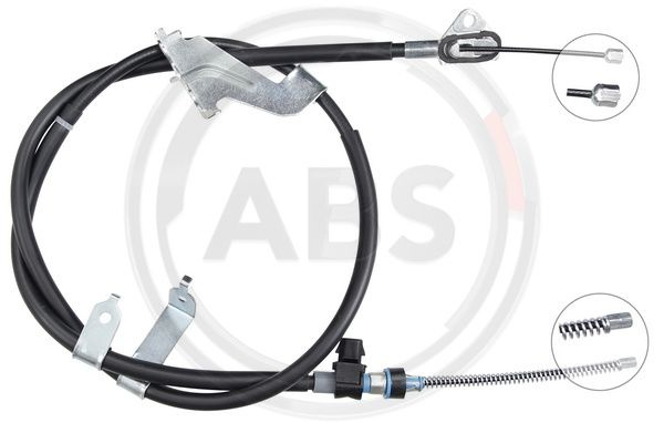 Cablu, frana de parcare stanga (K17299 ABS) TOYOTA