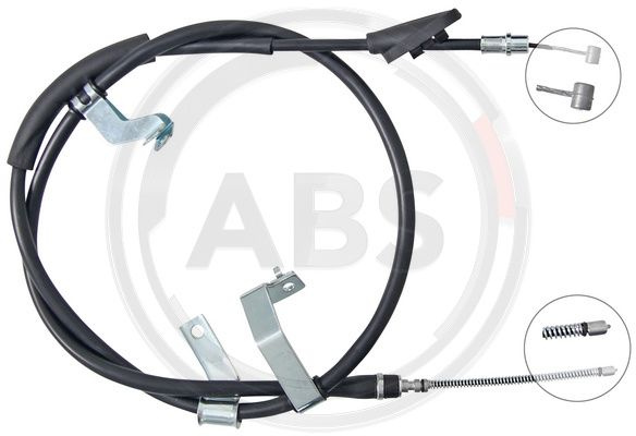 Cablu, frana de parcare stanga (K17303 ABS) HYUNDAI
