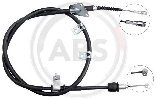 Cablu, frana de parcare stanga (K17309 ABS) HYUNDAI,KIA