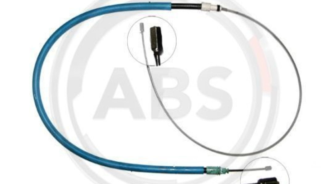 Cablu, frana de parcare stanga (K17326 ABS) Citroen,PEUGEOT