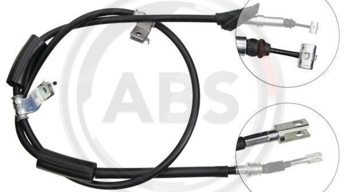 Cablu, frana de parcare stanga (K17327 ABS) MG,ROVER