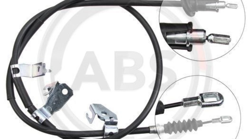 Cablu, frana de parcare stanga (K17337 ABS) MITSUBISHI,SMART