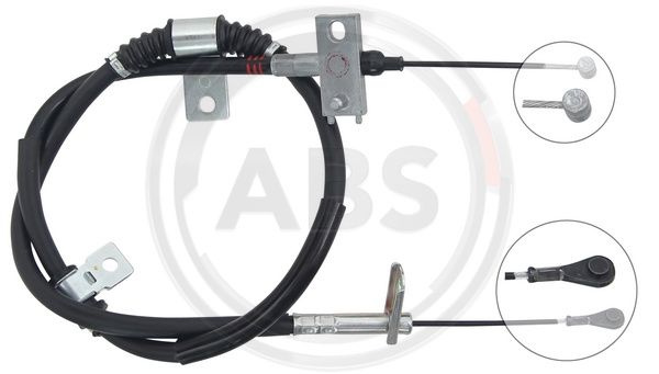 Cablu, frana de parcare stanga (K17451 ABS) SSANGYONG