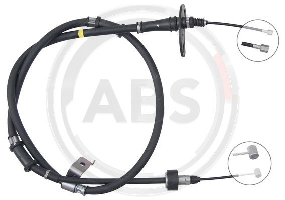 Cablu, frana de parcare stanga (K17480 ABS) HYUNDAI