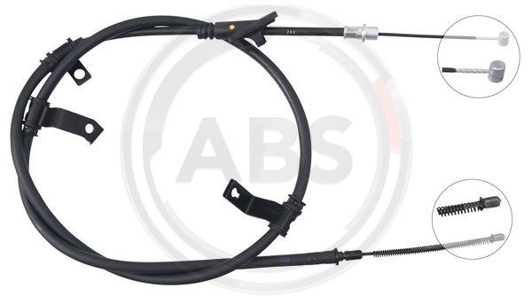 Cablu, frana de parcare stanga (K17485 ABS) HYUNDAI