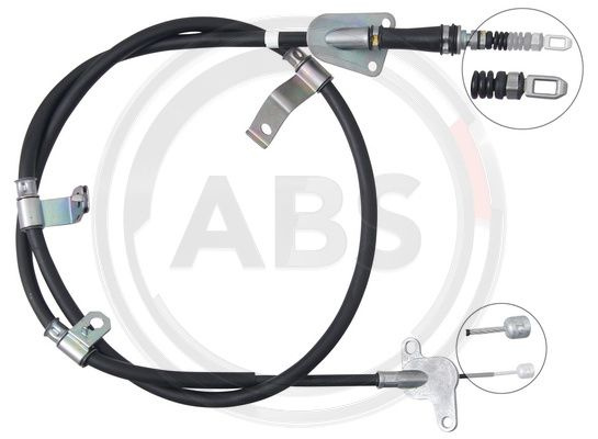 Cablu, frana de parcare stanga (K17494 ABS) HYUNDAI,KIA