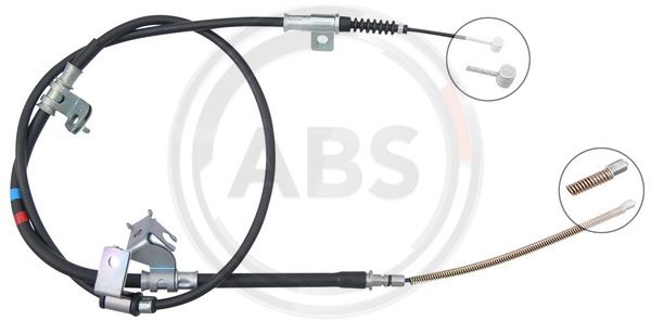 Cablu, frana de parcare stanga (K17502 ABS) HYUNDAI