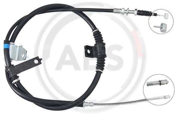 Cablu, frana de parcare stanga (K17542 ABS) HYUNDAI