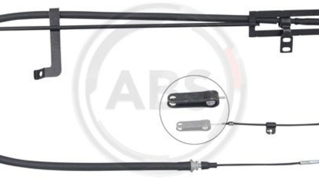 Cablu, frana de parcare stanga (K17553 ABS) KIA