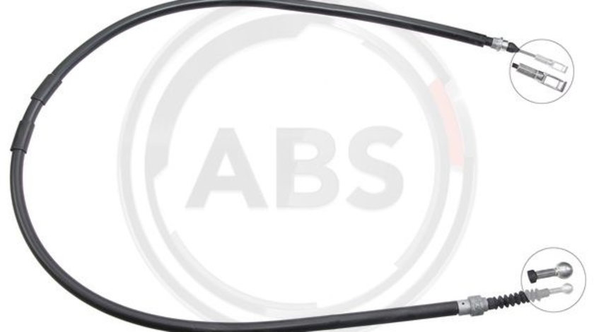 Cablu, frana de parcare stanga (K17556 ABS) FORD,SEAT,VW