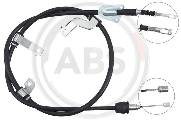 Cablu, frana de parcare stanga (K17633 ABS) HYUNDAI