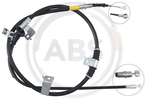 Cablu, frana de parcare stanga (K17635 ABS) Citroen,MITSUBISHI,PEUGEOT