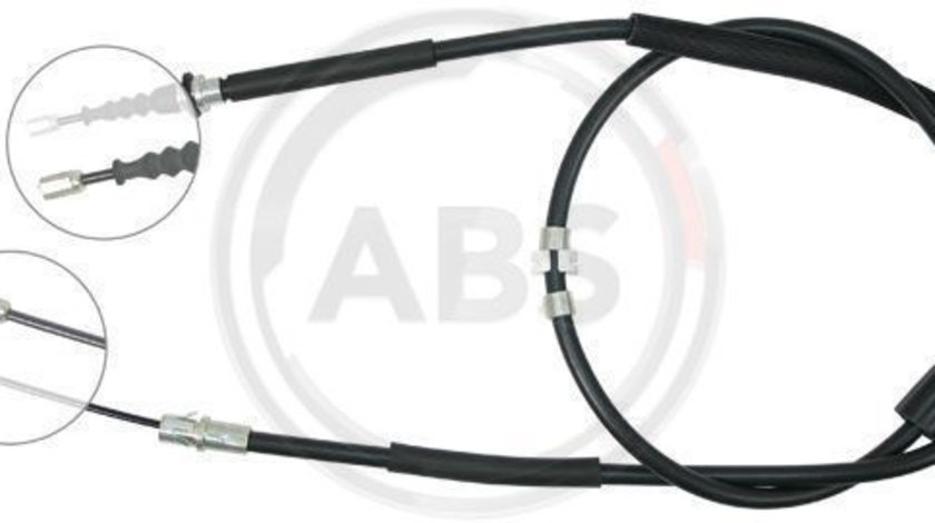 Cablu, frana de parcare stanga (K17666 ABS) FORD