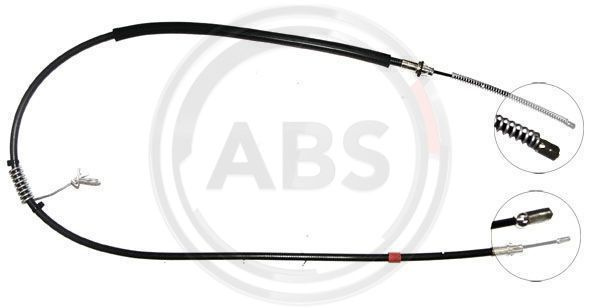 Cablu, frana de parcare stanga (K17927 ABS) FORD