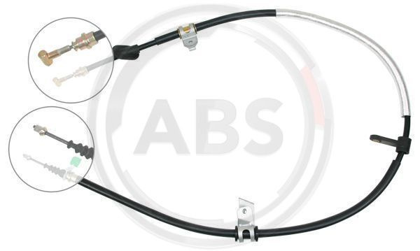Cablu, frana de parcare stanga (K17967 ABS) ALFA ROMEO,LANCIA