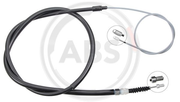 Cablu, frana de parcare stanga (K18002 ABS) PEUGEOT