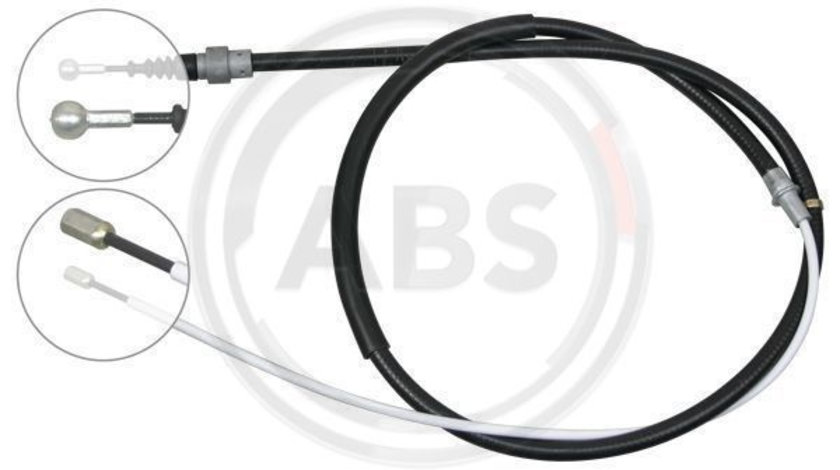 Cablu, frana de parcare stanga (K18586 ABS) AUDI
