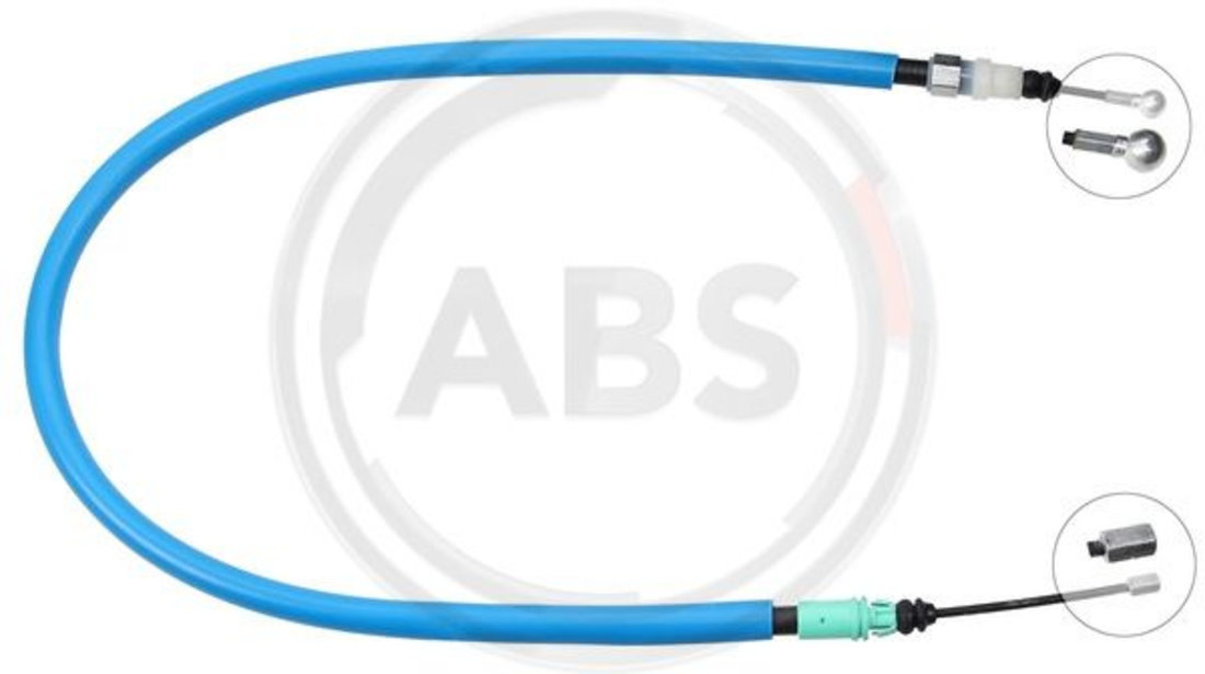 Cablu, frana de parcare stanga (K18892 ABS) Citroen,DS,PEUGEOT