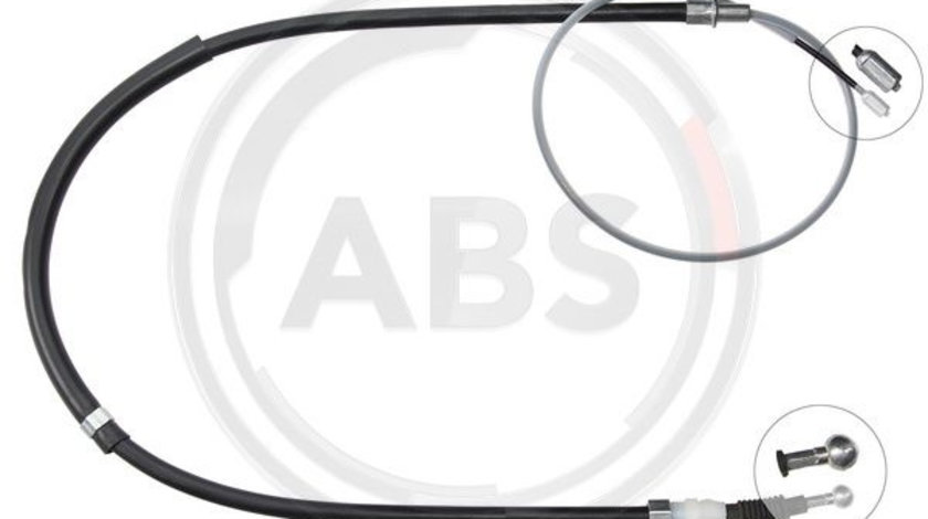 Cablu, frana de parcare stanga (K18896 ABS) AUDI