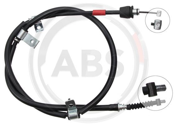 Cablu, frana de parcare stanga (K19063 ABS) HYUNDAI