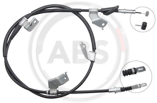 Cablu, frana de parcare stanga (K19077 ABS) HONDA