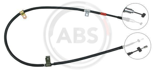 Cablu, frana de parcare stanga (K19147 ABS) HYUNDAI