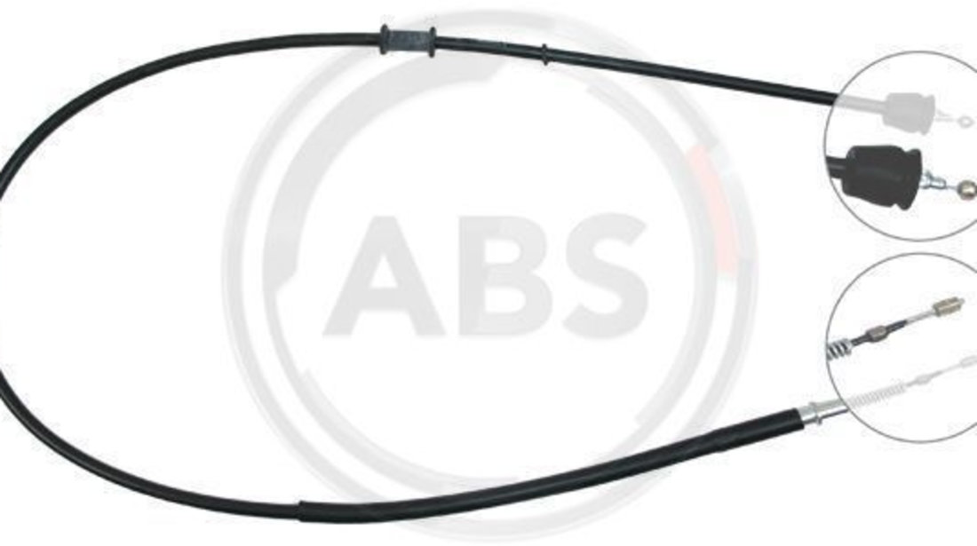 Cablu, frana de parcare stanga (K19166 ABS) MG,ROVER