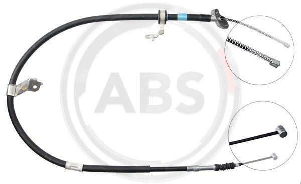 Cablu, frana de parcare stanga (K19337 ABS) TOYOTA