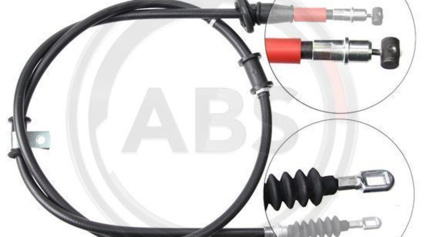 Cablu, frana de parcare stanga (K19637 ABS) MITSUBISHI