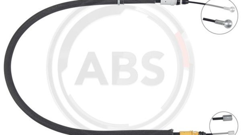 Cablu, frana de parcare stanga (K19802 ABS) Citroen,DS