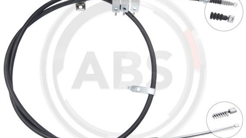 Cablu, frana de parcare stanga (K19812 ABS) FORD,MAZDA