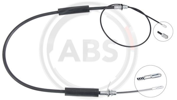 Cablu, frana de parcare stanga (K19822 ABS) CHRYSLER,DODGE
