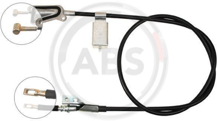 Cablu, frana de parcare stanga (K19837 ABS) NISSAN