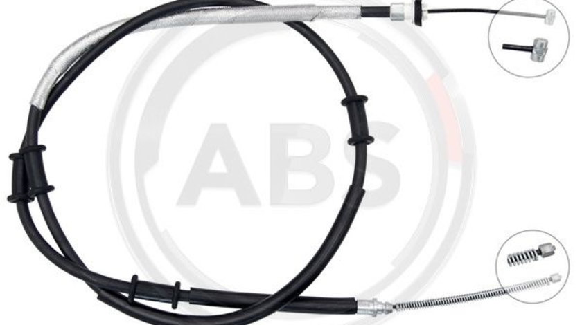 Cablu, frana de parcare stanga (K19850 ABS) FIAT,OPEL