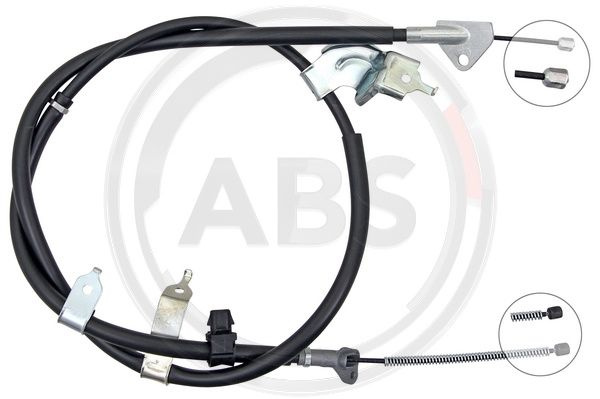 Cablu, frana de parcare stanga (K19870 ABS) TOYOTA